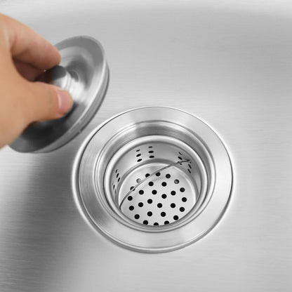 25,59 * 17,32 * 7,87 Zoll Küchenspüle-Set aus Edelstahl, multifunktional, zum Händewaschen, Reinigen von Lebensmitteln