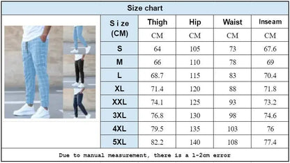 2025 neue Frühling Herbst Casual Hosen männer Plaid Kordelzug Lose Hosen Trend Streetwear Jogginghose Männlichen Business Sport Hosen.