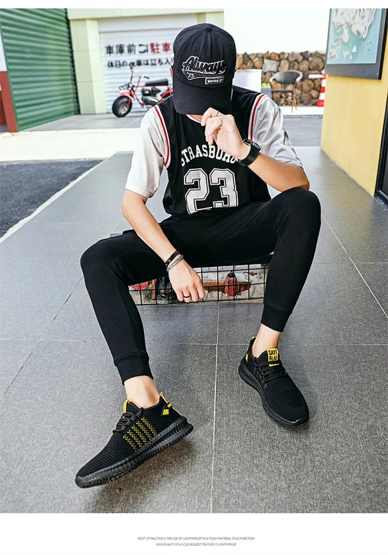 2023 New Spring Autumn Men's Shoes Sports All-match Middle-aged And Elderly Casual Shoes Breathable Fashion Men's Cloth Shoes.