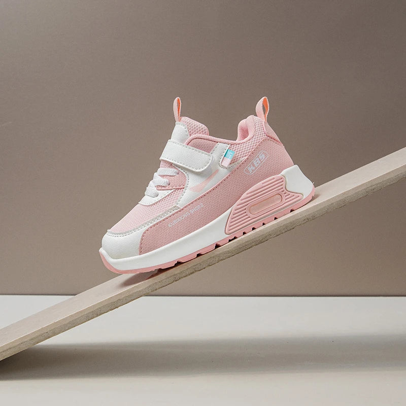 Autumn Girls Sneakers Mesh Fashion Soft Sole Outdoor Non-slip Children Casual Shoes Running Basketball Boy Sport Shoe Size 26-37