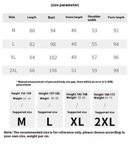 Spring and Autumn New Women's Pajamas Homewear Suit Women's Long-Sleeved Homewear Autumn and Winter Models Homewear Suit.