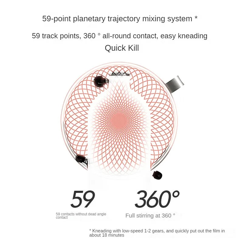 Powerful and Versatile 3.3L Tilt-Head Food Mixer for Home Use 5KSM3311XC Stand Mixer Cake 220V.