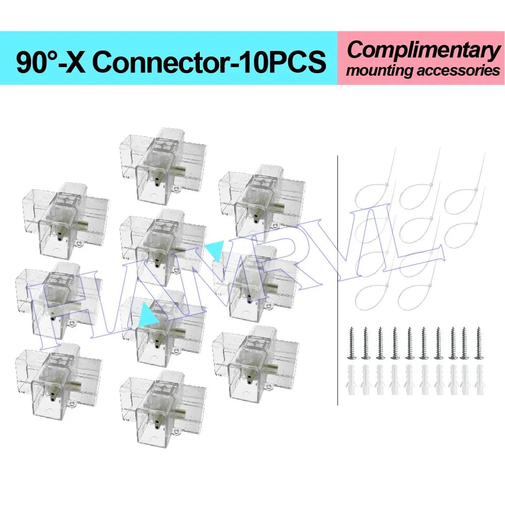 Garage Accessories DIY LED tube Hexagon connector cable for honeycomb Lamp 110-240V for Barbershop Workshop 4s Car Body Lighting