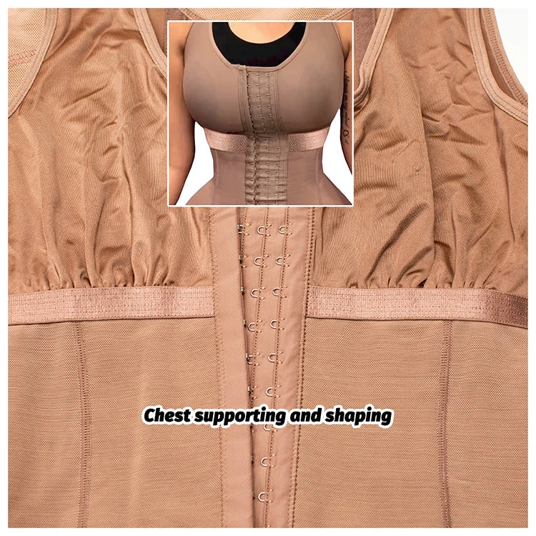 Girdles Shapers Fajas Colombian Corset Sculpting Body Sheath Slimming Bodysuit Tummy Reducing Shapewear Post Surgery Garment.