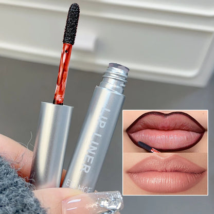 Waterproof Lip Liner Peel Off Tattoo Lipgloss Waterproof Long Lasting Matte Lip Tint Brown Contour Tear-off Lips Stain Cosmetic.