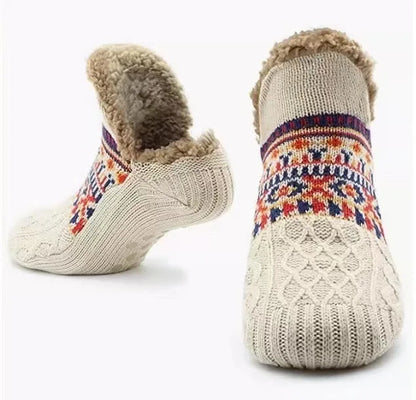 Super Warm Winter Non-slip Floor Socks Women Men Snow Socks Sleep Carpet Socks Slippers Socks Women Velvet Boot Unsiex Home Wear.