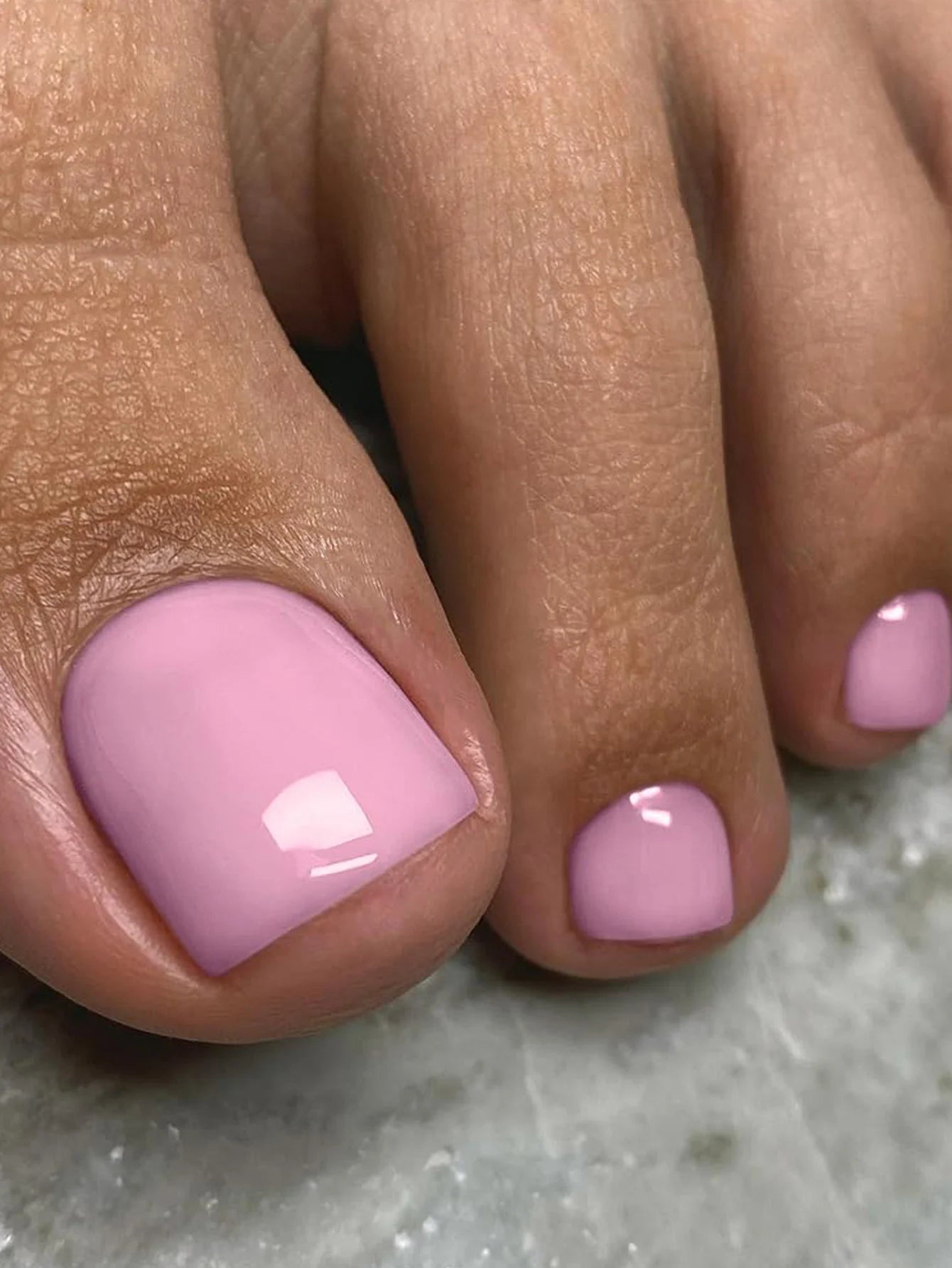 24 PCS Red/White/Black/Yellow/Wine Red Toenails Fake Toe Nails Natural  -Solid Color Square Press on Toenails Short