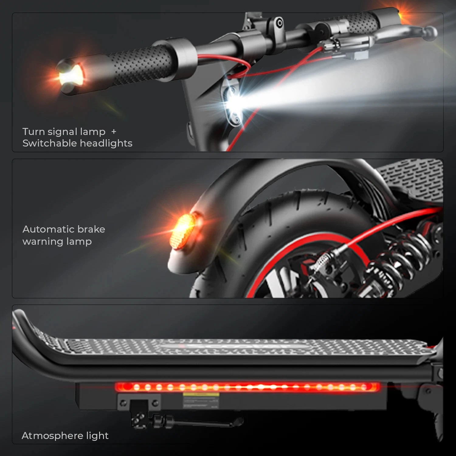 iScooter W7 Foldable Adult Electric Scooter, E-Scooter, 35KM/H Electric Kick Scooter, 650W Skateboards, 36V 10.5Ah Kickboard.