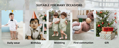 Baby Jungen Kleid Hemd Neugeborenen Taufe Body Säugling Hochzeit Taufe Weihnachten Formale Einteilige Herren Party Strampler.