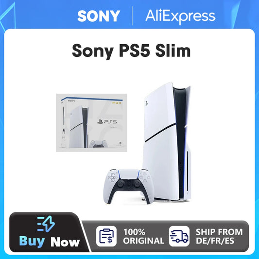 Sony PS5 Slim Console PlayStation 5 Video Game Console PS 5 PC Games Ultra High Speed PlayStation5 Original.