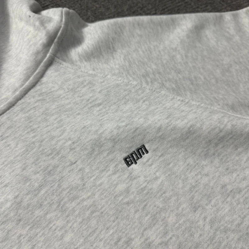 Classic Embroidered Letter Small Logo 6PM Hoodies Loose Cotton Casual Pants Men Women Hoody Sweatshirt Streetwear Clothing.