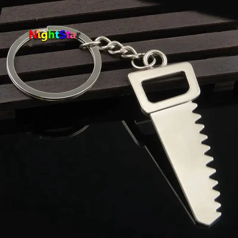 1Pcs Mini Nette Kreative Werkzeug-schlüssel Ax Zange Bohrer Herrscher Schraubendreher Spanner Schlüssel Kette Ring Schlüsselring Metall Kirsite 16 stil Geschenk
