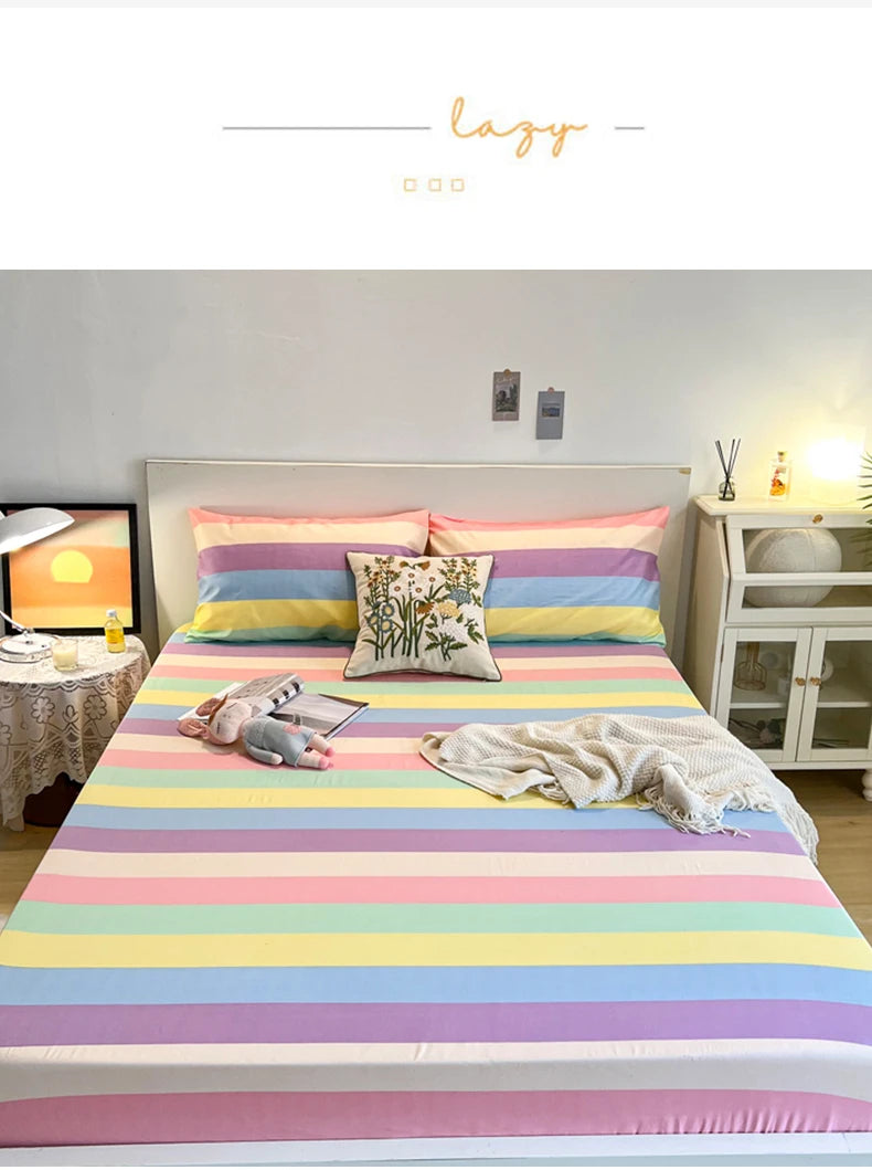 1pc Warm Winter Elastic Fitted Sheets Adjustable Flannel Velvet Mattress Cover Fluffy Fitted Bed Sheets for 200 Queen 180 size.