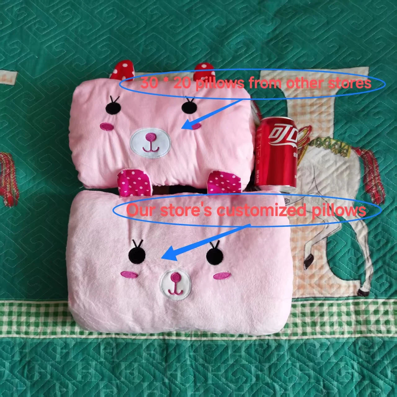 Kids cute gift Cartoon hand pillow Hand Warmer Nap weak hero class 1 arm pillow suho Non electrical Travel essentials.