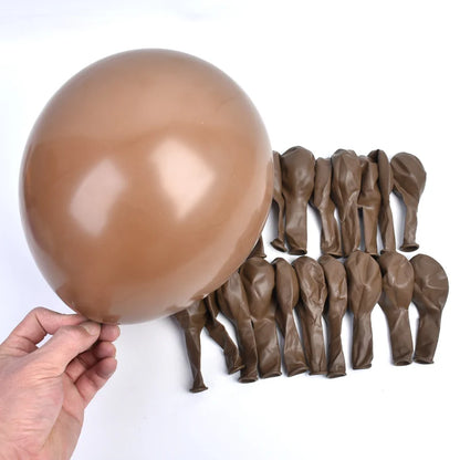 Kaffeebraun Beige Ballon Girlande Bogen Kit Oh Babyparty Dekoration Rustikale Hochzeit Kindergeburtstag Party Taufe Taufe.