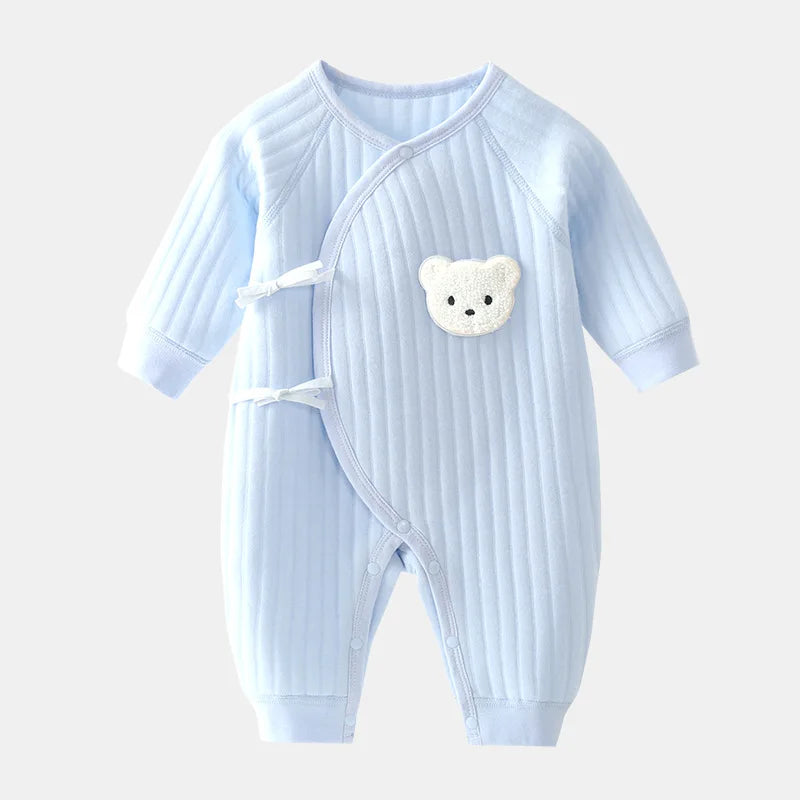 Jungen Mädchen Body Neugeborenen Winter Onesie Kleidung Baumwolle Kleinkind Hause Tragen 0-6M Verdickte Frühling und Herbst Kleidung.