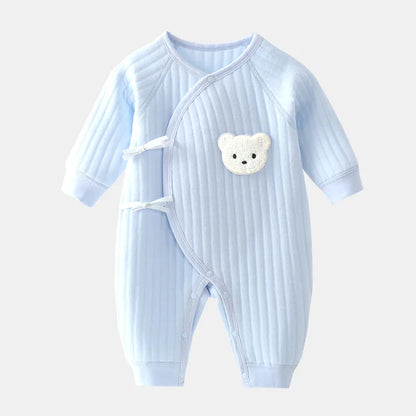 Jungen Mädchen Body Neugeborenen Winter Onesie Kleidung Baumwolle Kleinkind Hause Tragen 0-6M Verdickte Frühling und Herbst Kleidung.