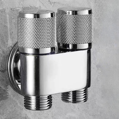 One In Two Washing Machine Faucet All Copper Valve Double Control Toilet Faucet Fully Automatic Detachment and Water Stop