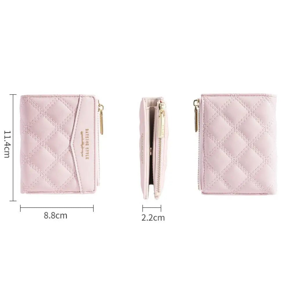 New Embroidered Wallet for Women Ladies Coin Purses PU Leather Zipper Credit Card Holder Clutch Money Bag Pocket.