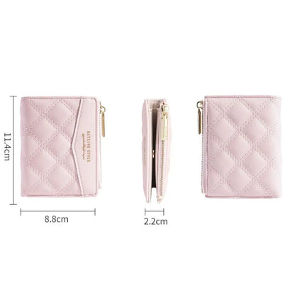 New Embroidered Wallet for Women Ladies Coin Purses PU Leather Zipper Credit Card Holder Clutch Money Bag Pocket.