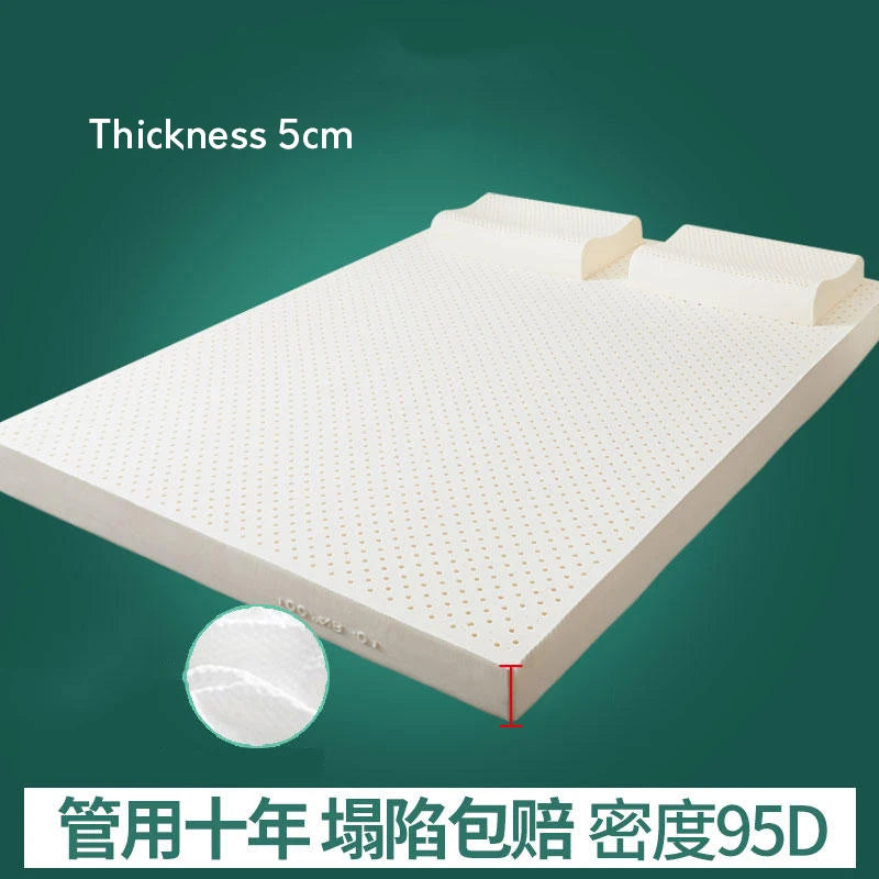 Thailand importierte 10cm Natur latex Matratze 1.5 Gummi kissen Zwei-Personen-Haushalt 1,8/m Tatami Home Hotel Top Luxus matte