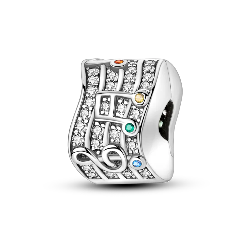 Silver Clasp 925 Sterling Silver CZ pave Clip Charms Daisy Beads Stopper Safety Chain fit Original Bangle Bracelet Jewelry Clip