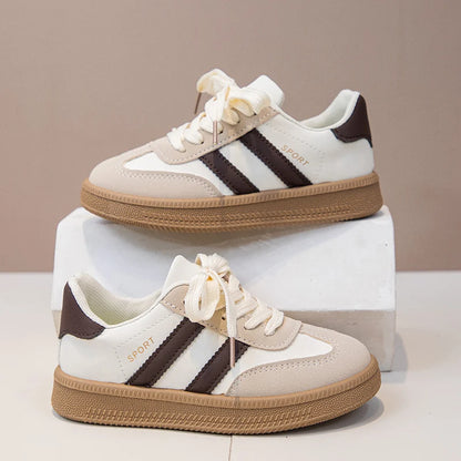 Children Tennis Shoes 2025 New Simple Kids Sneakers for Girls Patchwork Non-slip Boys Causal School Running Sneakers Non-slip.