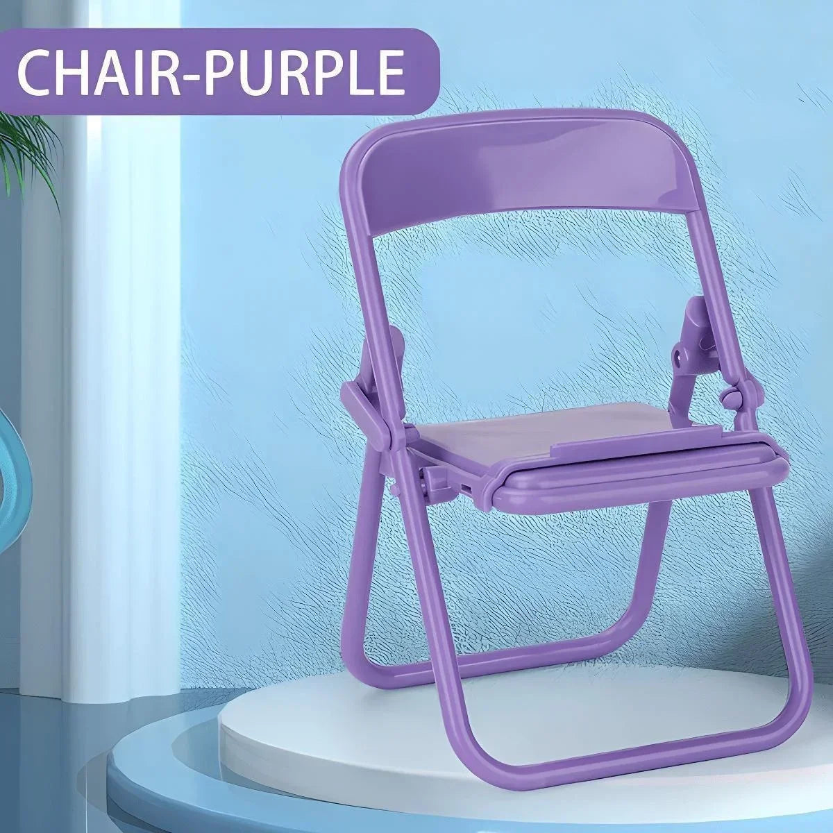 Universal Mobile Phone Accessories Foldable Chair Shape Mini Desktop Phone Holder Phone Stand.