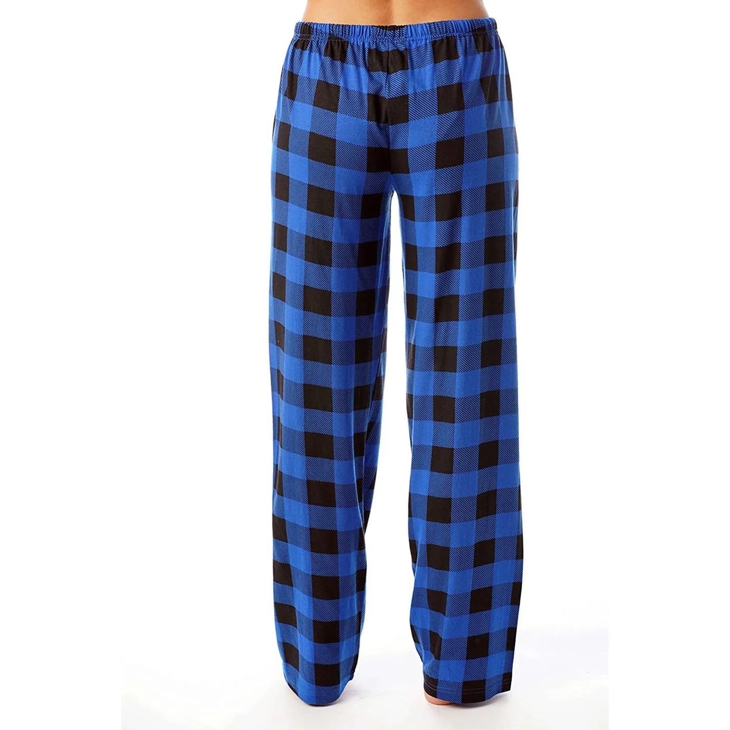 Frauen Weihnachten Pyjama Hosen Herbst Winter Plaid Gedruckt Hosen Mode Lässig Breite Bein Hosen Kleidung Streetwear.