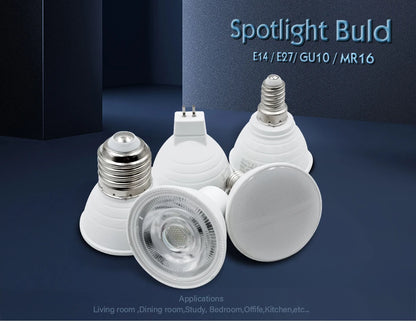 1-10PCS LED Strahler Birne E27 E14 MR16 GU10 AC220V 6W 24/120 Grad Strahl Winkel hohe Lumen Indoor LED Energiesparende Lichter Birne.