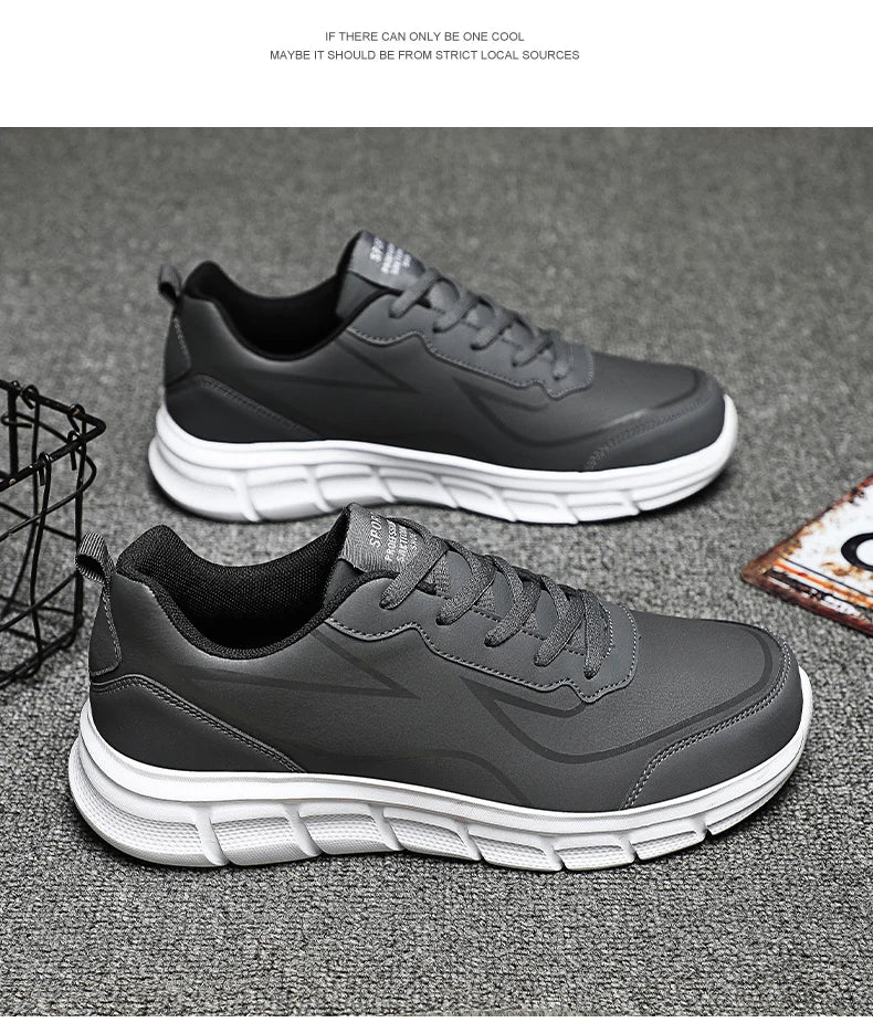 Men's Autumn Waterproof Sneakers Men Casual Sports Shoes Anti-skid Durable Running Tennis Trainers Man Fashion Casual Sneakers.