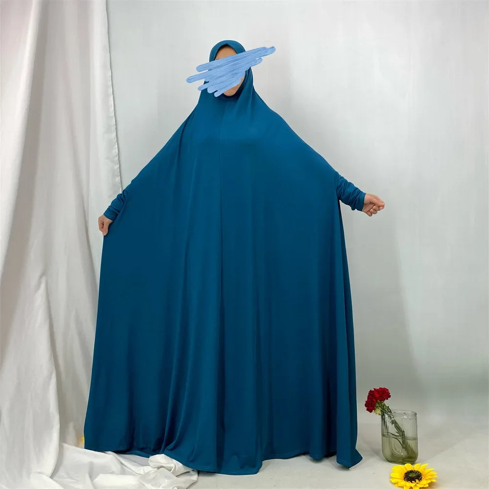 Middle East Muslim Fashionable Hooded Dress Dubai Arab Elegant Robe Elegant Long Shirt for Women with Hood from Mainland China.