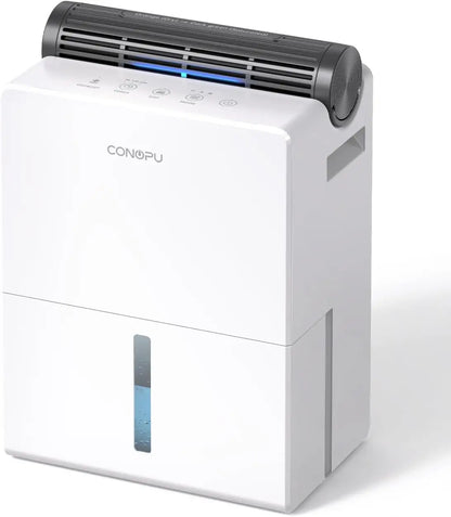 Dehumidifier for Bedroom 2000 ml, Double Hold Design, Drying Mode, Sleep Mode 30 dB, Automatic Defrost Function 24h Timer.