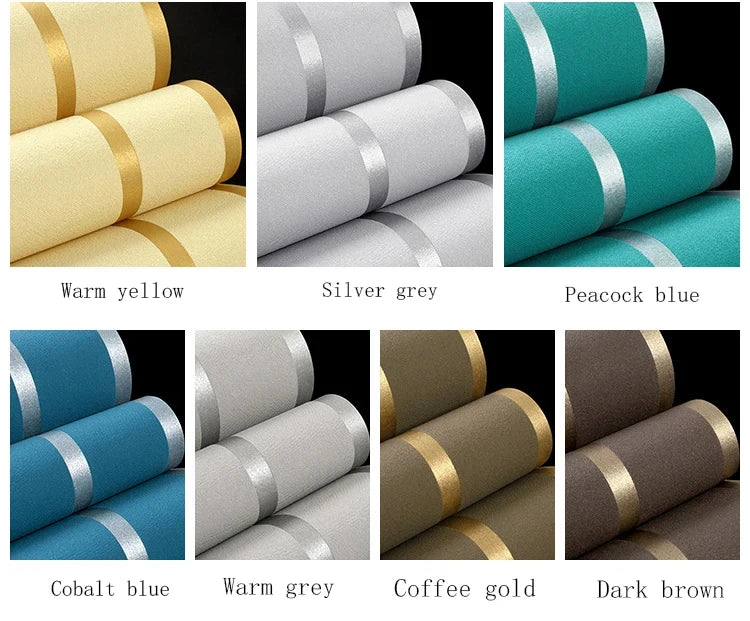Hirschleder Samt Tapete Nordic Geometrische Muster Streifen Moderne Einfache Wohnzimmer TV Hintergrund Wohnkultur Vlies Wand Papier