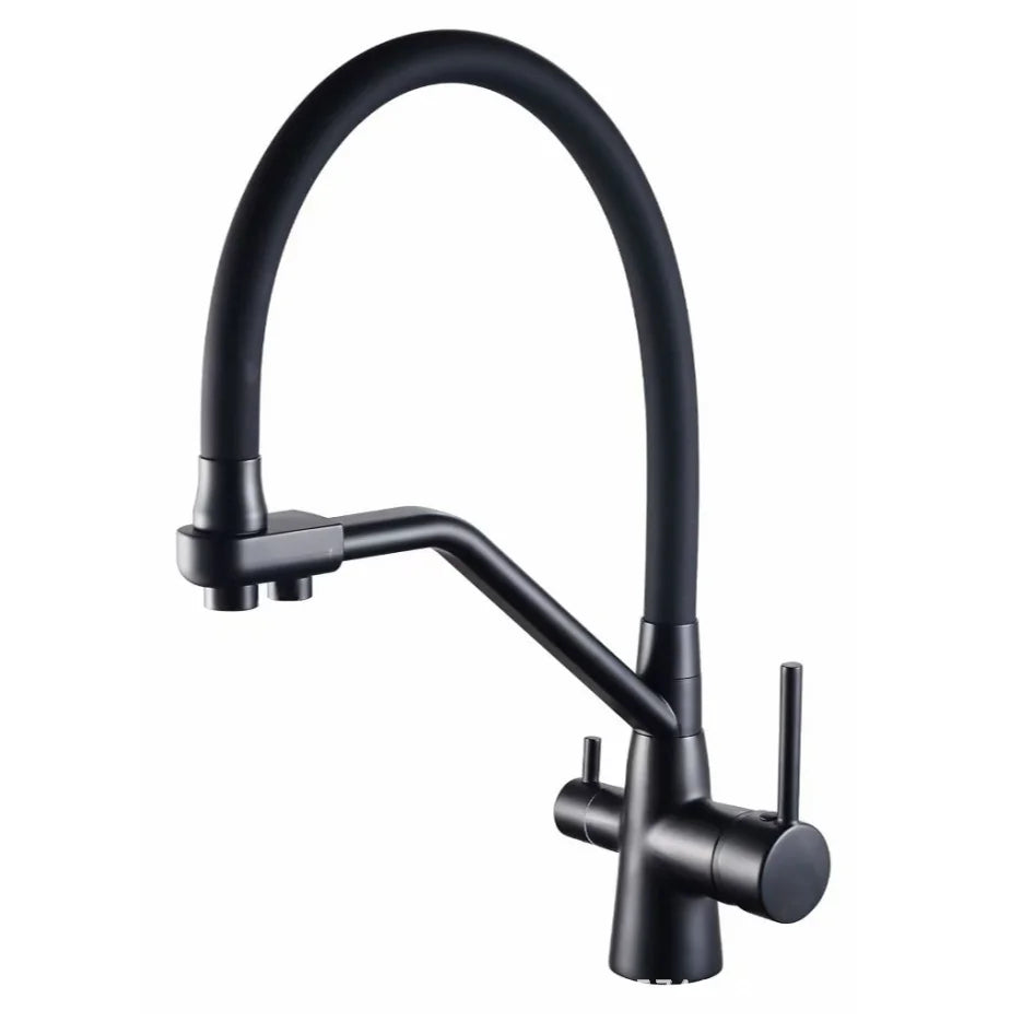 Kitchen Modern Copper Faucet Purification Drinking Water Pull-out Sink Hot and Cold Pure Water Direct Drinking Faucet