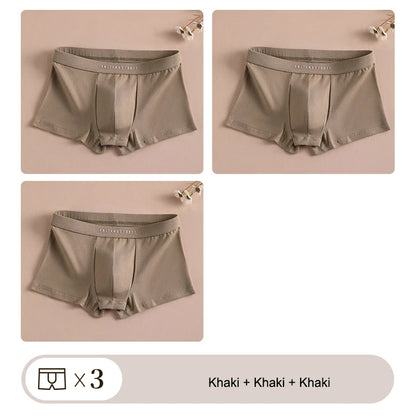 3PCS Sport Boxer Mann Atmungsaktive Geschenk Sportliche Boxer männer Platz Höschen Sexy Männer Unterwäsche Unterhose Briefs Shorts unterwäsche