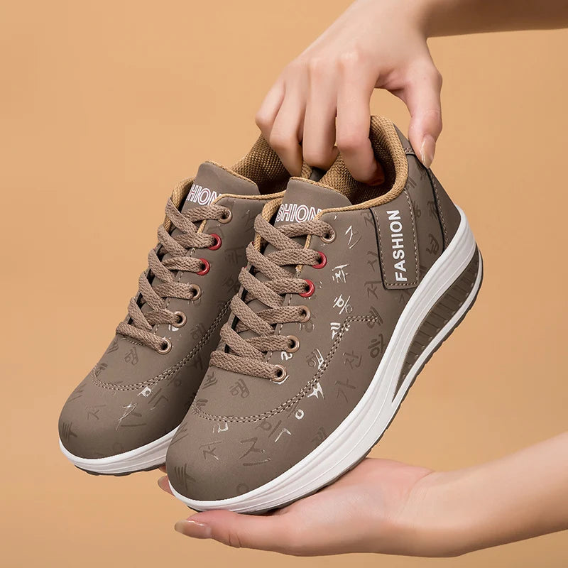 Frauen Turnschuhe Mode Frauen Vulkanisierte Schuhe Hohe Qualität Wohnungen Schuhe für Frauen Zu Fuß Plattform Plus Größe Zapatillas Mujer.