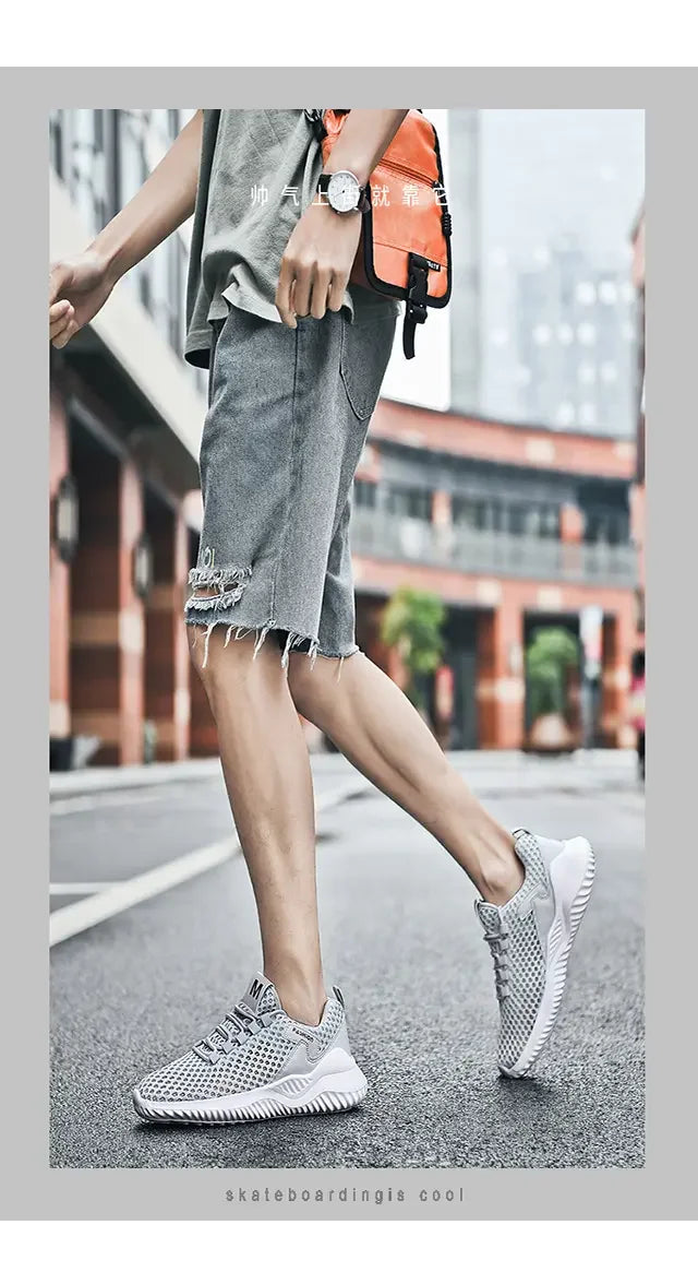 Sommer Tennis Casual Mesh Schuhe Atmungsaktive Hohl training fitness Plattform Weichen Boden Läuft Leichte Vulkanisierte Schuhe