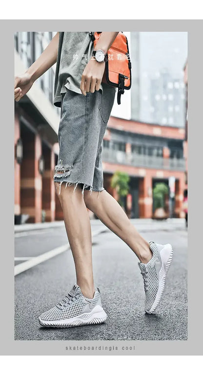 Sommer Tennis Casual Mesh Schuhe Atmungsaktive Hohl training fitness Plattform Weichen Boden Läuft Leichte Vulkanisierte Schuhe