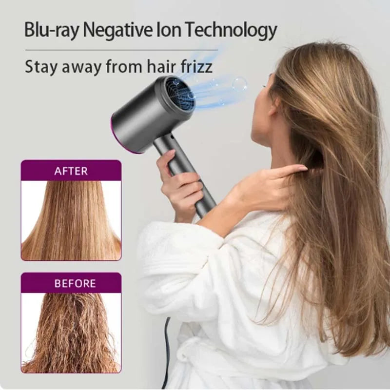 New Super High-Speed Hair Dryer Brushless Motor For Fast Drying Salon Professional Negative Ion Hair Care Styling Hair Dryer.