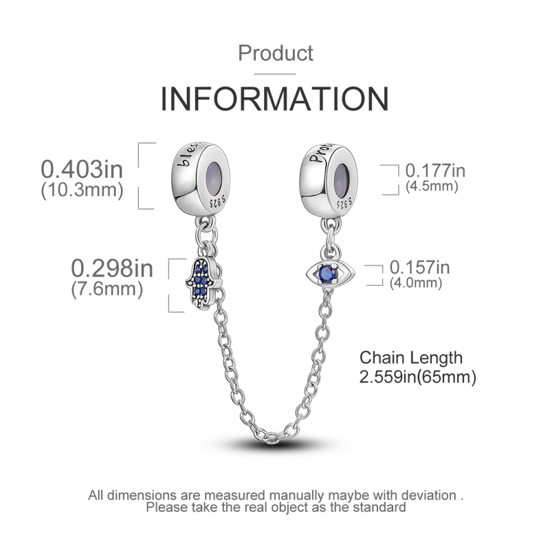 Silver Clasp 925 Sterling Silver CZ pave Clip Charms Daisy Beads Stopper Safety Chain fit Original Bangle Bracelet Jewelry Clip