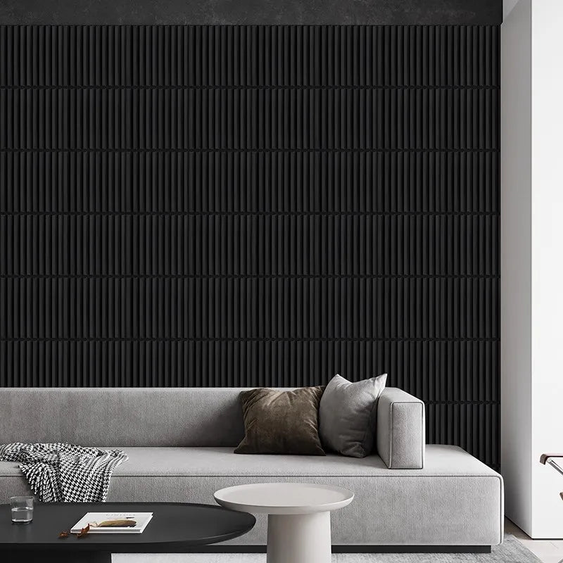 12pcs 30cm 3D Wall Panel Venetian blinds mouldings Living Room Background Decal Tile Mold 3D wall sticker bathroom kitchen wall