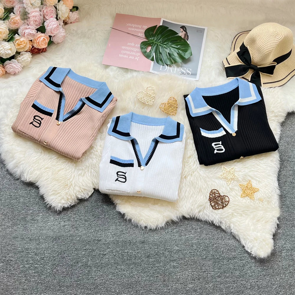 YuooMuoo 2023 Neue Sommer Frauen Gestrickte Lange Kleid Elegante Stickerei Dünne Elastische Bodycon Pullover Kleid Büro Dame Vestidos.