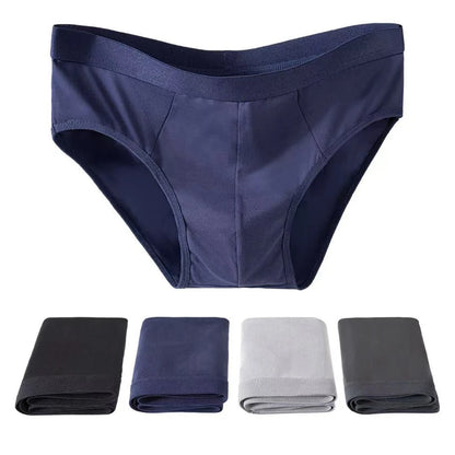 4pcs Mens Sexy Briefs Teenager Sport Underwears Plus Size Fat Men's Underpant Panties Students Breathable Fashion Casual Panties.
