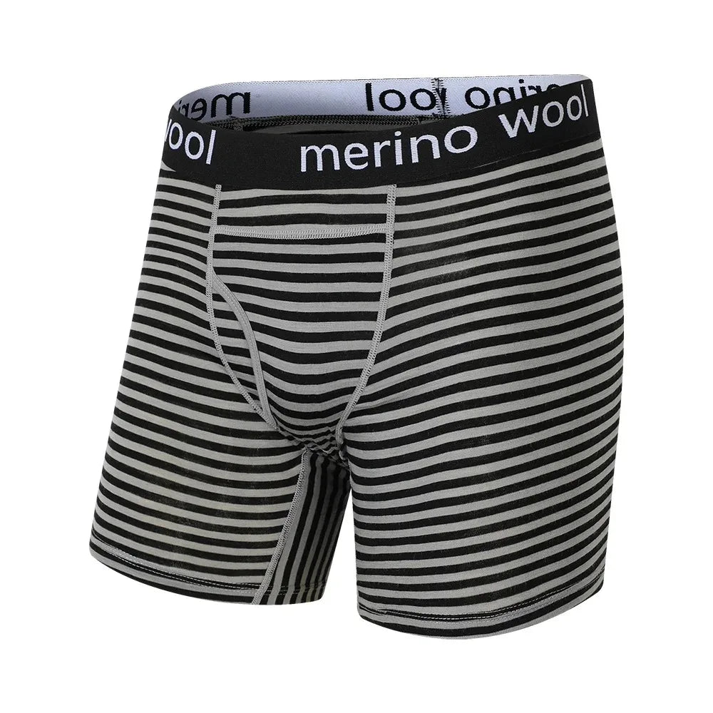 Herren-Boxershorts aus Merinowolle, Herrenunterwäsche, 100 % Merinowolle, Herren-Boxershorts aus Merinowolle, weich, bequem, atmungsaktiv, feuchtigkeitsableitend, USA-Größe