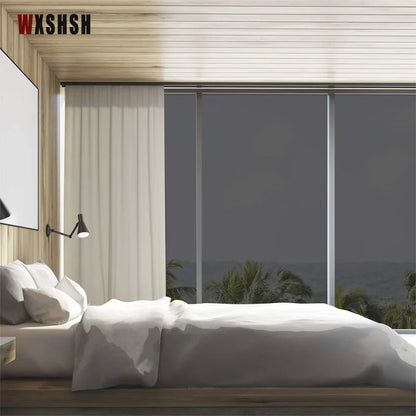 Window Privacy Film One Way Daytime Privacy Static Cling Sun Blocking Anti UV Reflective Window  for Home and OfficeBlack Silver.