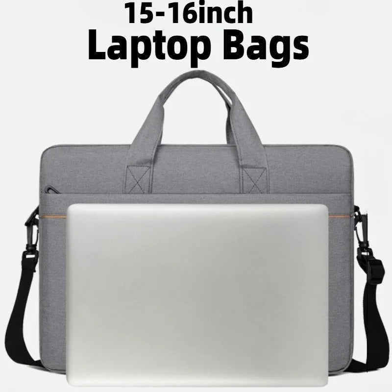 Durable 15-16inch Laptop Handbag Sleeve Case Notebook Cover Pouch Shoulder Bag for Lenovo HP Dell Asus Samsung.