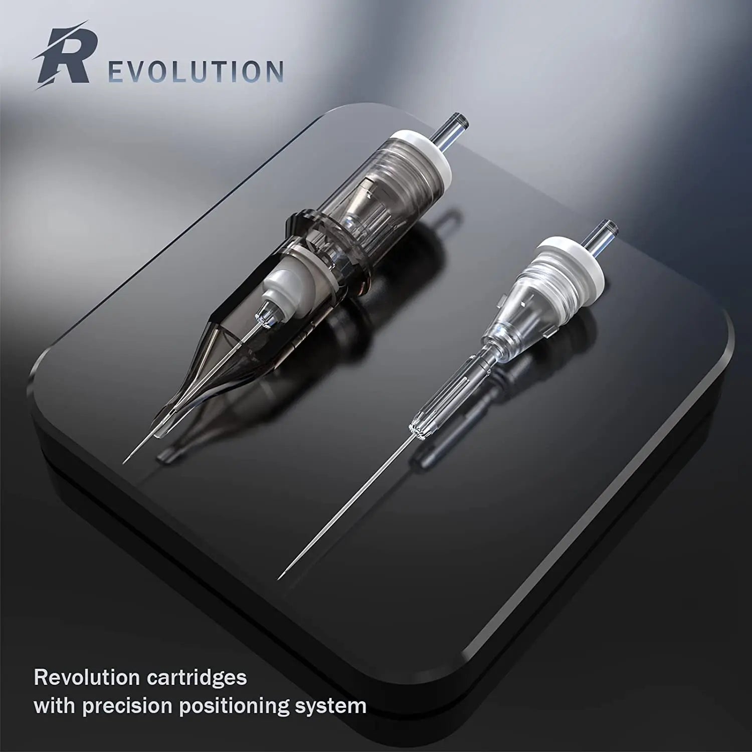 EZ Revolution Tattoo Cartridge Needle Round Liner (RL)  #12 (0.35 MM) #10 (0.30 ) Long Taper Rotary Machine Supply 20 Pcs/Box.