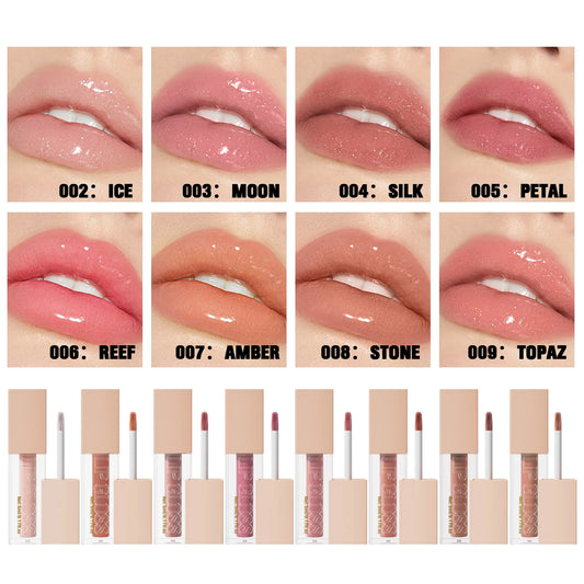 Liquid Lipstick Matte Finish Sexy Silky Lip Gloss Waterproof Kiss-proof Lasting Lip Glaze Lip Tint Cosmetics.