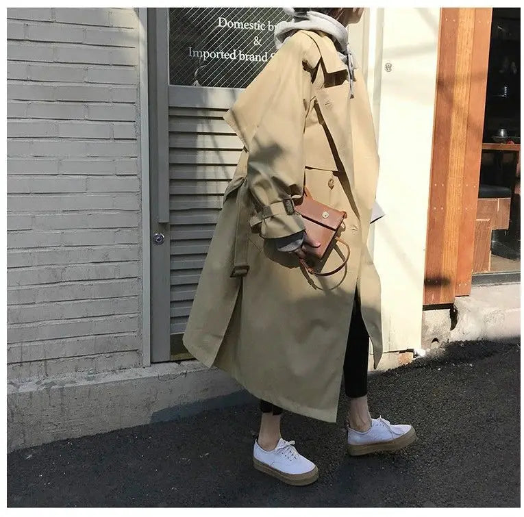 Graben Frauen Freund Herbst Koreanische Feste Weibliche Lange Stil Student Ins Alle-spiel Heißer Verkauf Neue Ankunft Harajuku Unisex outwear.